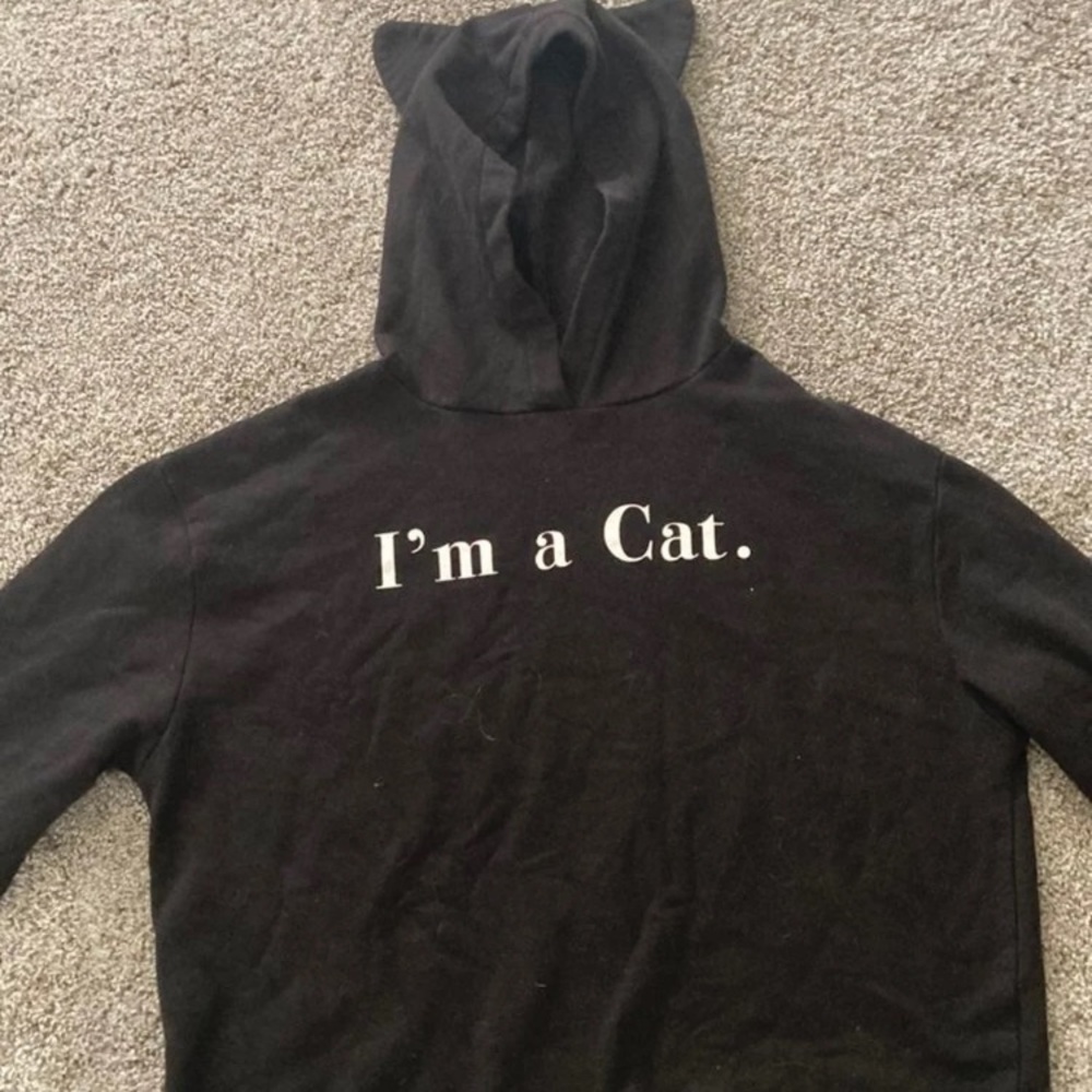 Cropped hoodie